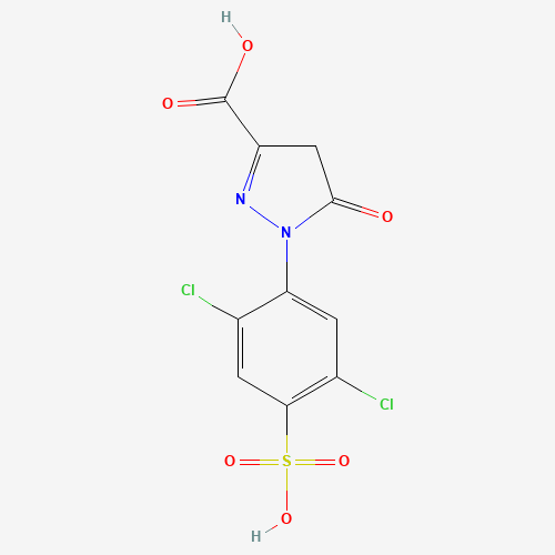 1-(2,5-dichloro-4-sulfophenyl)-5-oxo-4H-pyrazole-3-carboxylic acid (CAS: 7253-04-5) - Related Chemical Product