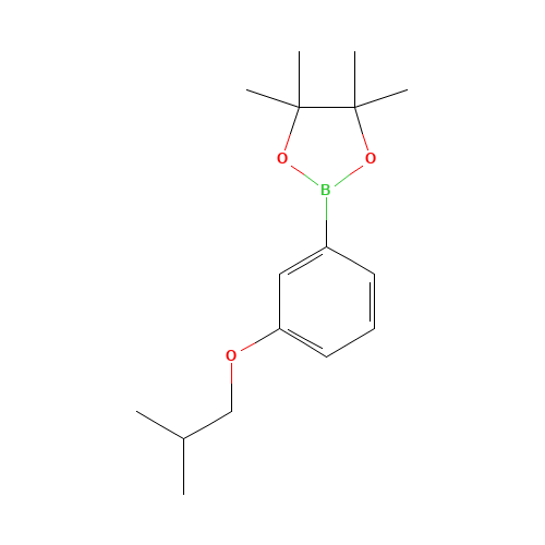 4,4,5,5-tetramethyl-2-[3-(2-methylpropoxy)phenyl]-1,3,2-dioxaborolane (CAS: 1338916-31-6) - Related Chemical Product