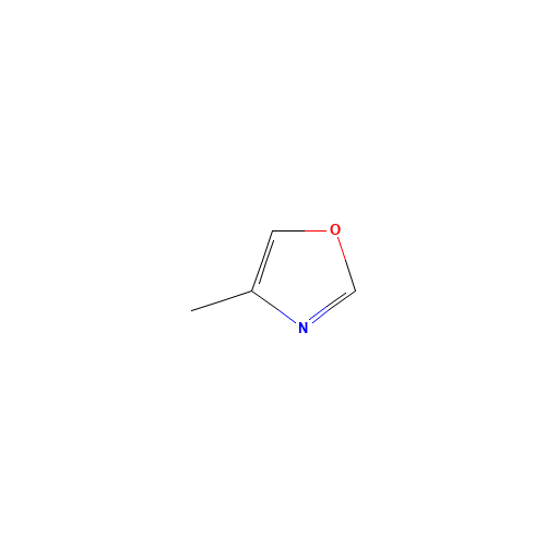 4-methyl-1,3-oxazole (CAS: 693-93-6) - Chemical Structure and Molecular Formula 