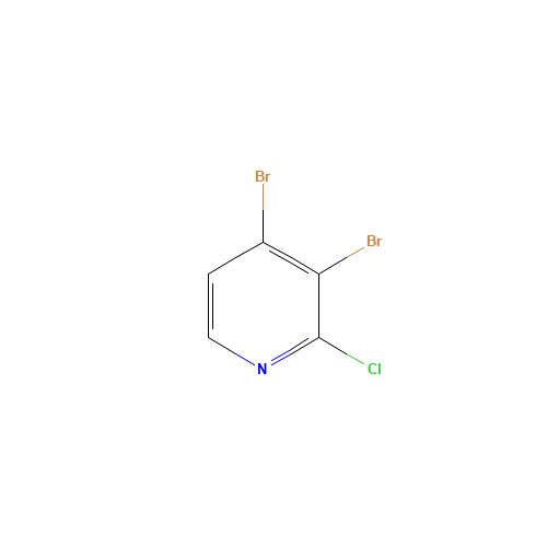 3,4-dibromo-2-chloropyridine (CAS: 134039-99-9) - Chemical Structure and Molecular Formula 