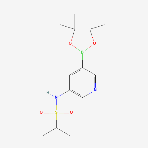 N-[5-(4,4,5,5-tetramethyl-1,3,2-dioxaborolan-2-yl)pyridin-3-yl]propane-2-sulfonamide (CAS: 1083326-57-1) - Related Chemical Product