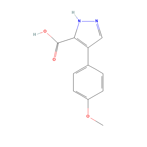 4-(4-methoxyphenyl)-1H-pyrazole-5-carboxylic acid (CAS: 110356-26-8) - Related Chemical Product