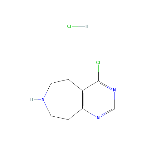 4-chloro-6,7,8,9-tetrahydro-5H-pyrimido[4,5-d]azepine;hydrochloride (CAS: 1057338-58-5) - Related Chemical Product