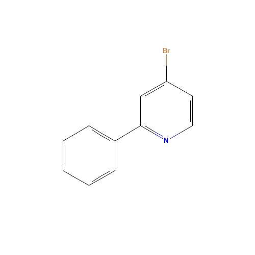 4-bromo-2-phenylpyridine (CAS: 98420-98-5) - Chemical Structure and Molecular Formula 