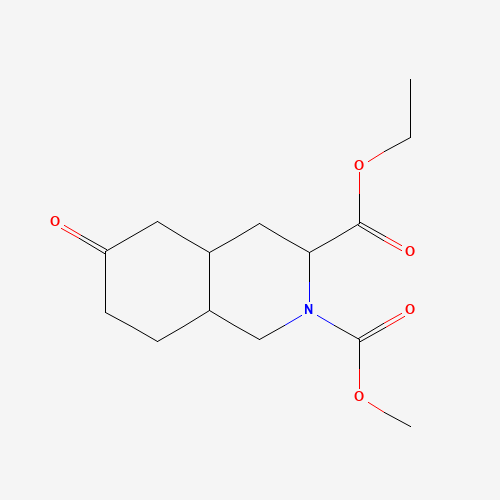 3-O-ethyl 2-O-methyl 6-oxo-1,3,4,4a,5,7,8,8a-octahydroisoquinoline-2,3-dicarboxylate (CAS: 128073-42-7) - Related Chemical Product