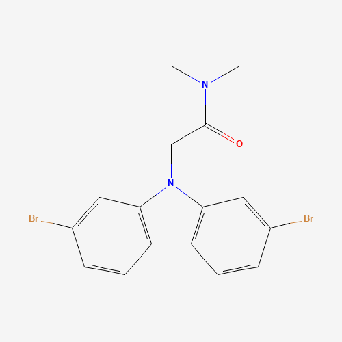 2-(2,7-dibromocarbazol-9-yl)-N,N-dimethylacetamide (CAS: 1616114-16-9) - Related Chemical Product