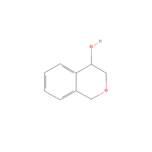 3,4-dihydro-1H-isochromen-4-ol (CAS: 20924-57-6) - Chemical Structure and Molecular Formula 