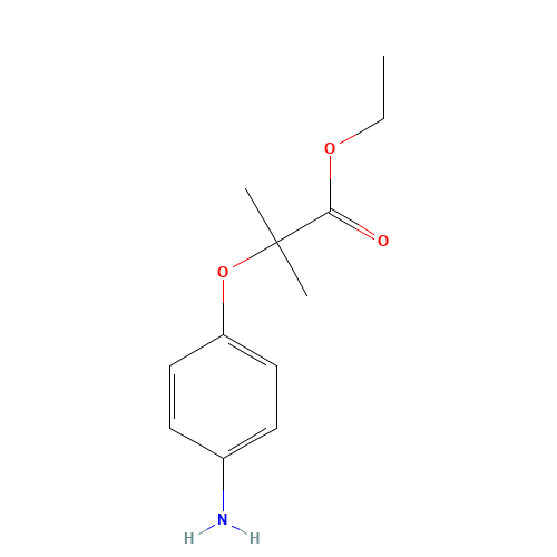 ethyl 2-(4-aminophenoxy)-2-methylpropanoate (CAS: 28048-87-5) - Related Chemical Product