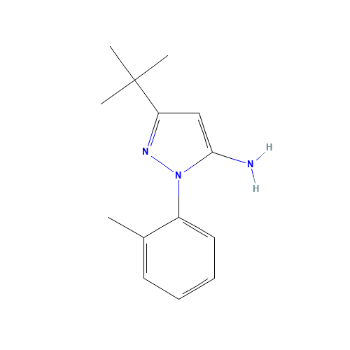 5-tert-butyl-2-(2-methylphenyl)pyrazol-3-amine (CAS: 337533-96-7) - Related Chemical Product