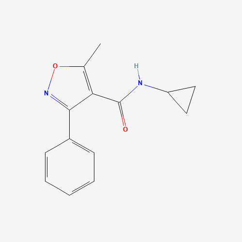 N-cyclopropyl-5-methyl-3-phenyl-1,2-oxazole-4-carboxamide (CAS: 352705-11-4) - Related Chemical Product