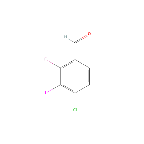 4-chloro-2-fluoro-3-iodobenzaldehyde (CAS: 909186-22-7) - Related Chemical Product