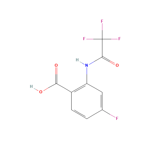 4-fluoro-2-[(2,2,2-trifluoroacetyl)amino]benzoic acid (CAS: 128992-67-6) - Related Chemical Product