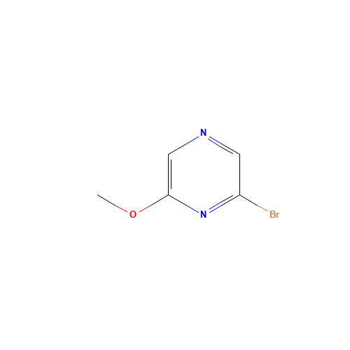 2-bromo-6-methoxypyrazine (CAS: 91678-76-1) - Chemical Structure and Molecular Formula 