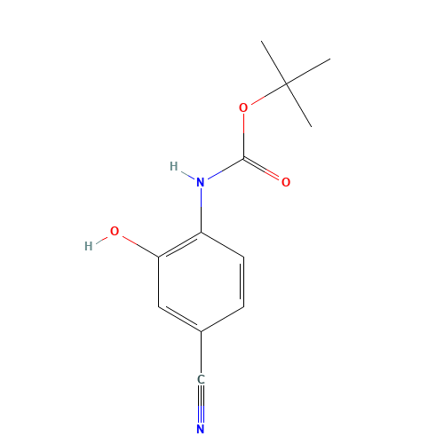 tert-butyl N-(4-cyano-2-hydroxyphenyl)carbamate (CAS: 260053-67-6) - Related Chemical Product