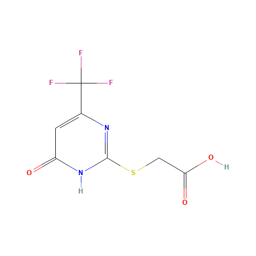 2-[[4-oxo-6-(trifluoromethyl)-1H-pyrimidin-2-yl]sulfanyl]acetic acid (CAS: 836-12-4) - Related Chemical Product
