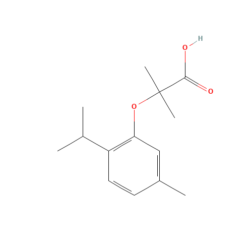 2-methyl-2-(5-methyl-2-propan-2-ylphenoxy)propanoic acid (CAS: 97283-84-6) - Related Chemical Product