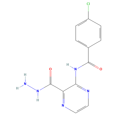 4-chloro-N-[3-(hydrazinecarbonyl)pyrazin-2-yl]benzamide (CAS: 91961-77-2) - Related Chemical Product