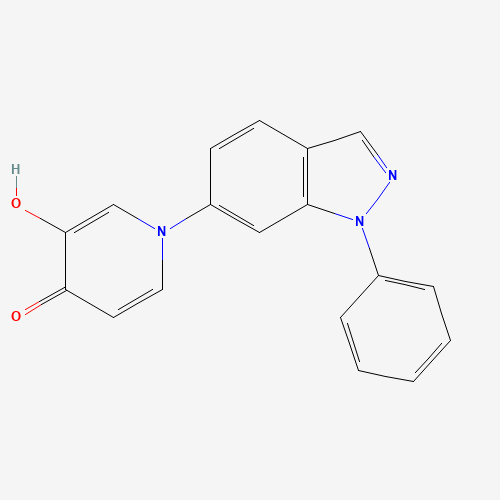 3-hydroxy-1-(1-phenylindazol-6-yl)pyridin-4-one (CAS: 1333328-69-0) - Related Chemical Product