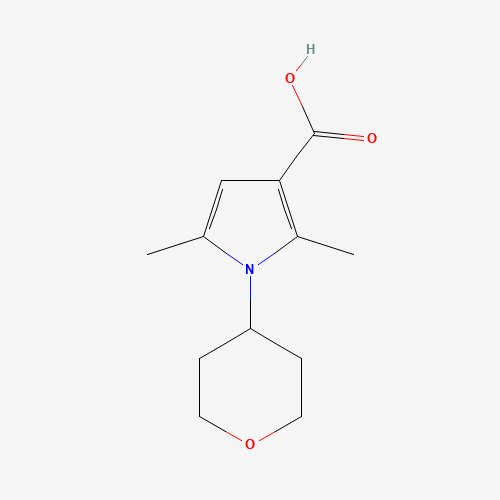 2,5-dimethyl-1-(oxan-4-yl)pyrrole-3-carboxylic acid (CAS: 1155632-23-7) - Related Chemical Product
