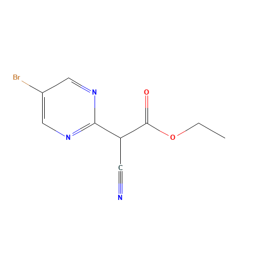 ethyl 2-(5-bromopyrimidin-2-yl)-2-cyanoacetate (CAS: 65364-66-1) - Related Chemical Product