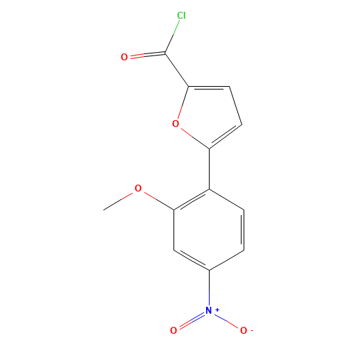 5-(2-methoxy-4-nitrophenyl)furan-2-carbonyl chloride (CAS: 443123-41-9) - Related Chemical Product