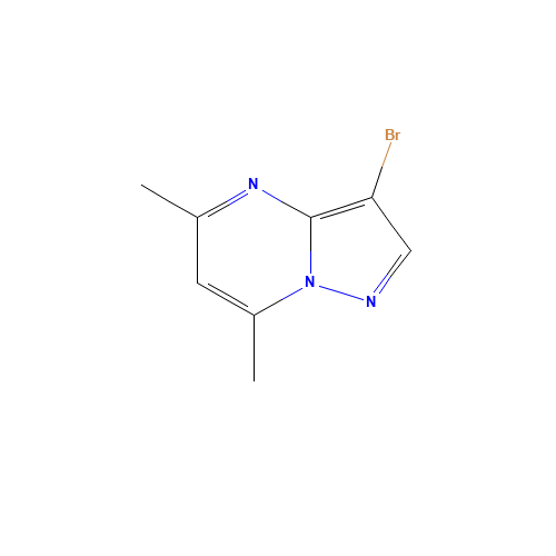 3-bromo-5,7-dimethylpyrazolo[1,5-a]pyrimidine (CAS: 41945-37-3) - Related Chemical Product