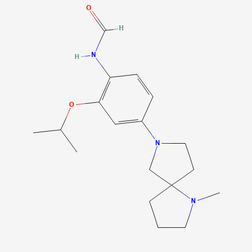 N-[4-(1-methyl-1,7-diazaspiro[4.4]nonan-7-yl)-2-propan-2-yloxyphenyl]formamide (CAS: 1462952-25-5) - Related Chemical Product