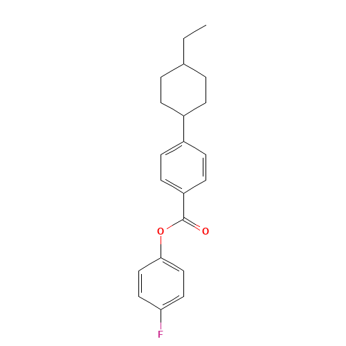 (4-fluorophenyl) 4-(4-ethylcyclohexyl)benzoate (CAS: 87592-58-3) - Related Chemical Product