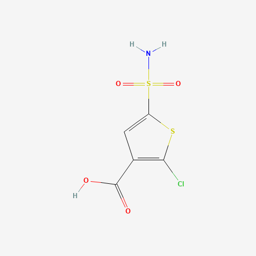 2-chloro-5-sulfamoylthiophene-3-carboxylic acid (CAS: 154064-98-9) - Related Chemical Product
