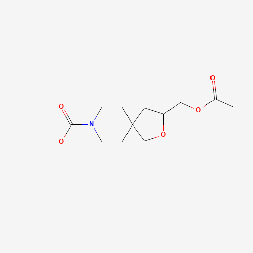 tert-butyl 3-(acetyloxymethyl)-2-oxa-8-azaspiro[4.5]decane-8-carboxylate (CAS: 1416372-24-1) - Related Chemical Product