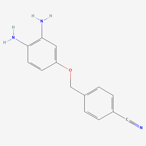 4-[(3,4-diaminophenoxy)methyl]benzonitrile (CAS: 1262788-57-7) - Related Chemical Product