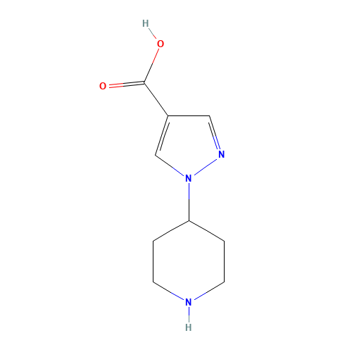 1-piperidin-4-ylpyrazole-4-carboxylic acid (CAS: 782494-23-9) - Related Chemical Product