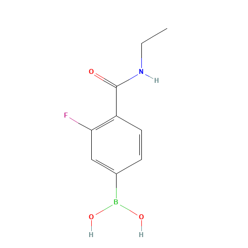 [4-(ethylcarbamoyl)-3-fluorophenyl]boronic acid (CAS: 874289-12-0) - Related Chemical Product