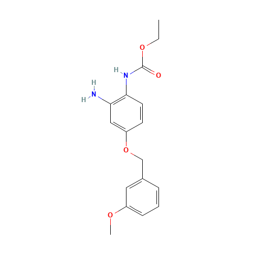 ethyl N-[2-amino-4-[(3-methoxyphenyl)methoxy]phenyl]carbamate (CAS: 1043425-06-4) - Related Chemical Product