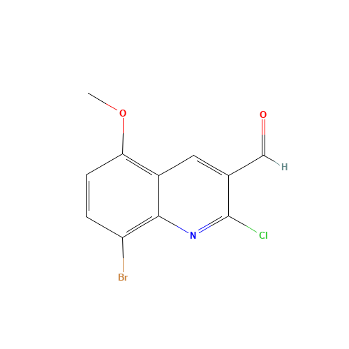 8-bromo-2-chloro-5-methoxyquinoline-3-carbaldehyde (CAS: 1259319-35-1) - Related Chemical Product