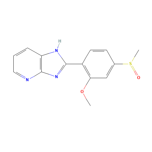 2-(2-methoxy-4-methylsulfinylphenyl)-1H-imidazo[4,5-b]pyridine (CAS: 73384-60-8) - Related Chemical Product
