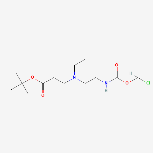 tert-butyl 3-[2-(1-chloroethoxycarbonylamino)ethyl-ethylamino]propanoate (CAS: 338990-56-0) - Related Chemical Product