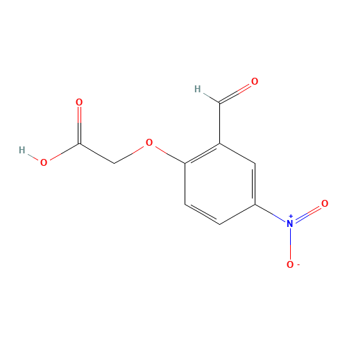2-(2-formyl-4-nitrophenoxy)acetic acid (CAS: 6965-69-1) - Related Chemical Product