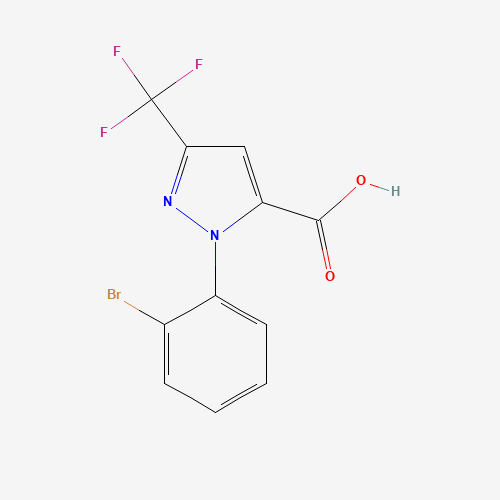 2-(2-bromophenyl)-5-(trifluoromethyl)pyrazole-3-carboxylic acid (CAS: 1006620-45-6) - Related Chemical Product