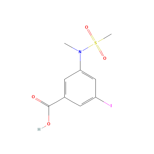 3-iodo-5-[methyl(methylsulfonyl)amino]benzoic acid (CAS: 827579-83-9) - Related Chemical Product