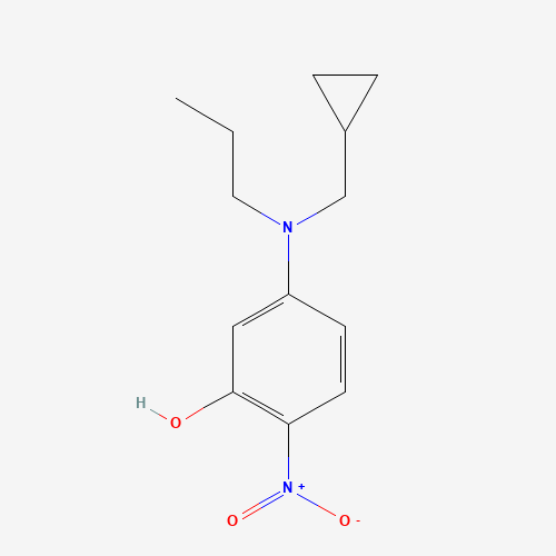 5-[cyclopropylmethyl(propyl)amino]-2-nitrophenol (CAS: 821776-73-2) - Related Chemical Product