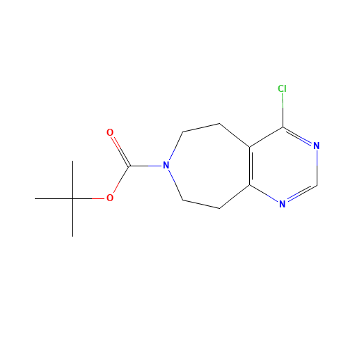 tert-butyl 4-chloro-5,6,8,9-tetrahydropyrimido[4,5-d]azepine-7-carboxylate (CAS: 1057338-27-8) - Related Chemical Product