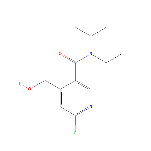 6-chloro-4-(hydroxymethyl)-N,N-di(propan-2-yl)pyridine-3-carboxamide (CAS: 1425335-86-9) - Related Chemical Product
