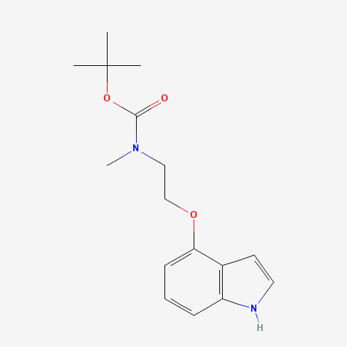tert-butyl N-[2-(1H-indol-4-yloxy)ethyl]-N-methylcarbamate (CAS: 203921-48-6) - Related Chemical Product