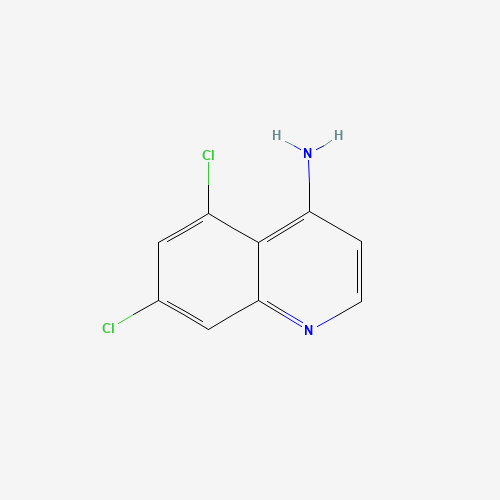 5,7-dichloroquinolin-4-amine (CAS: 948292-59-9) - Chemical Structure and Molecular Formula 
