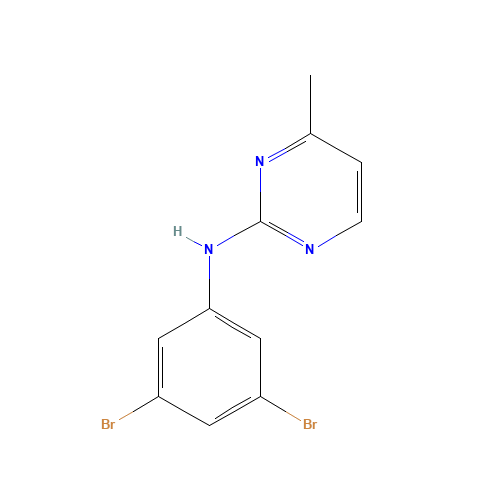 N-(3,5-dibromophenyl)-4-methylpyrimidin-2-amine (CAS: 1312535-44-6) - Related Chemical Product