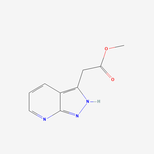 methyl 2-(2H-pyrazolo[3,4-b]pyridin-3-yl)acetate (CAS: 1155847-28-1) - Related Chemical Product