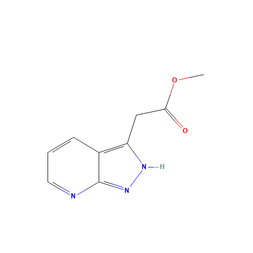 methyl 2-(2H-pyrazolo[3,4-b]pyridin-3-yl)acetate (CAS: 1155847-28-1) - Related Chemical Product