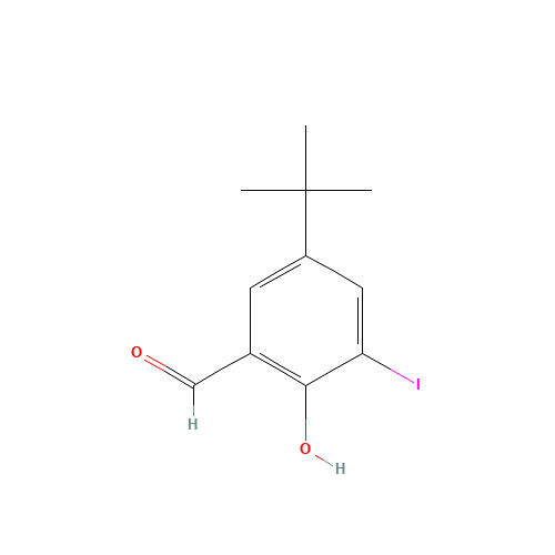 5-tert-butyl-2-hydroxy-3-iodobenzaldehyde (CAS: 71064-03-4) - Related Chemical Product