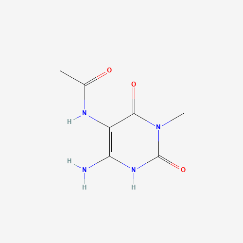 N-(6-amino-3-methyl-2,4-dioxo-1H-pyrimidin-5-yl)acetamide (CAS: 19893-78-8) - Related Chemical Product